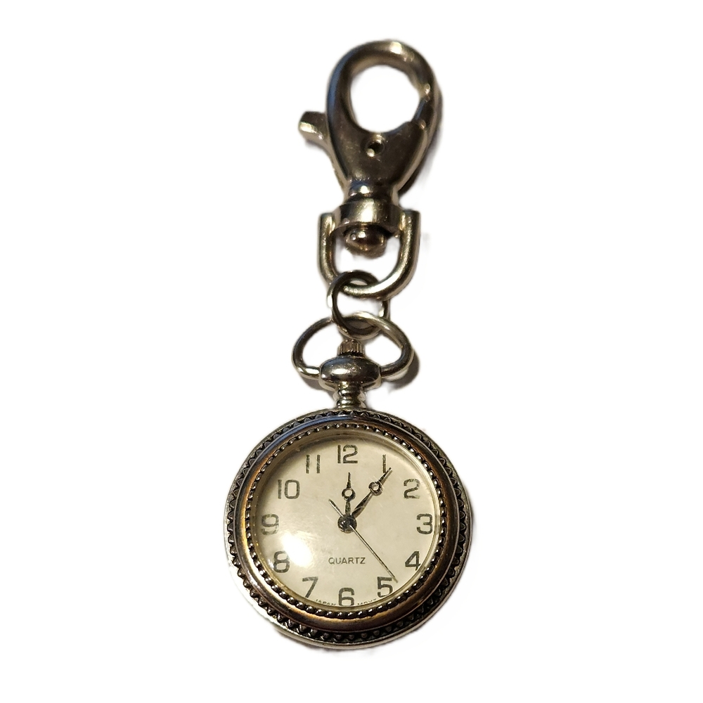 Pocket Watch Style Keychain